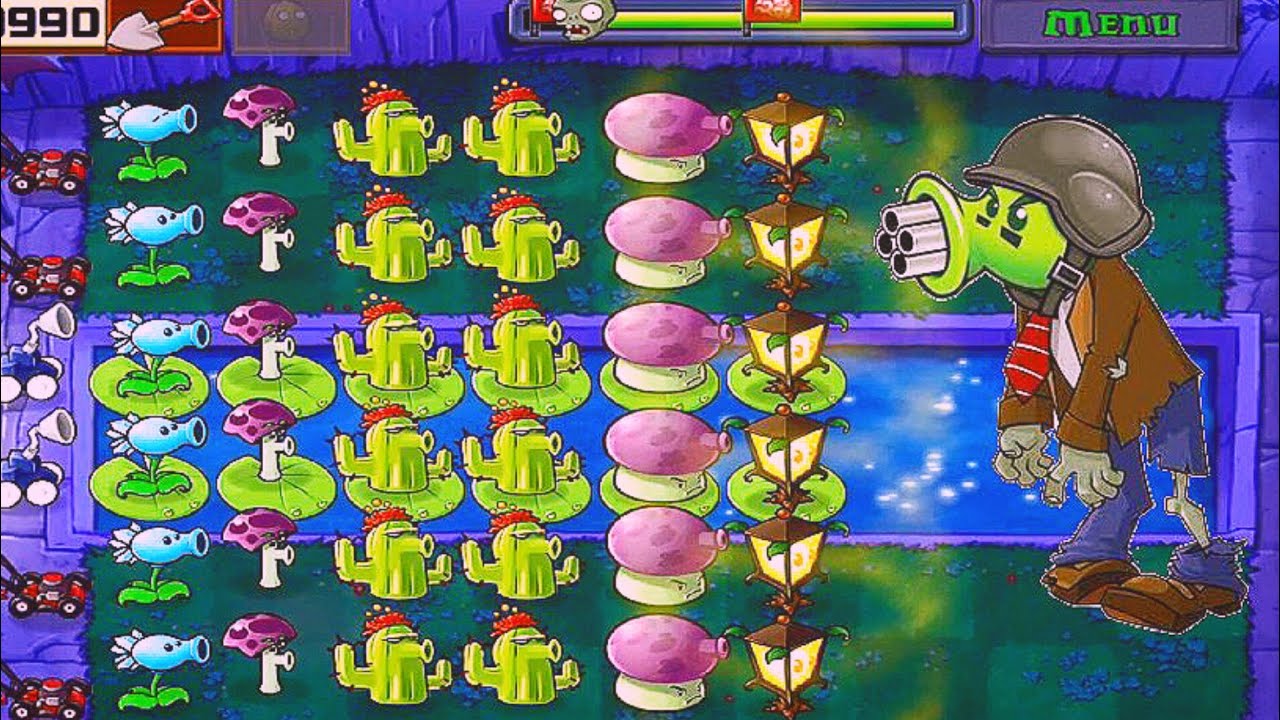 Plants Vs Zombies | Adventure Fog | Level! 3&4 Completed Gameplay Full HD 1080p 60fps