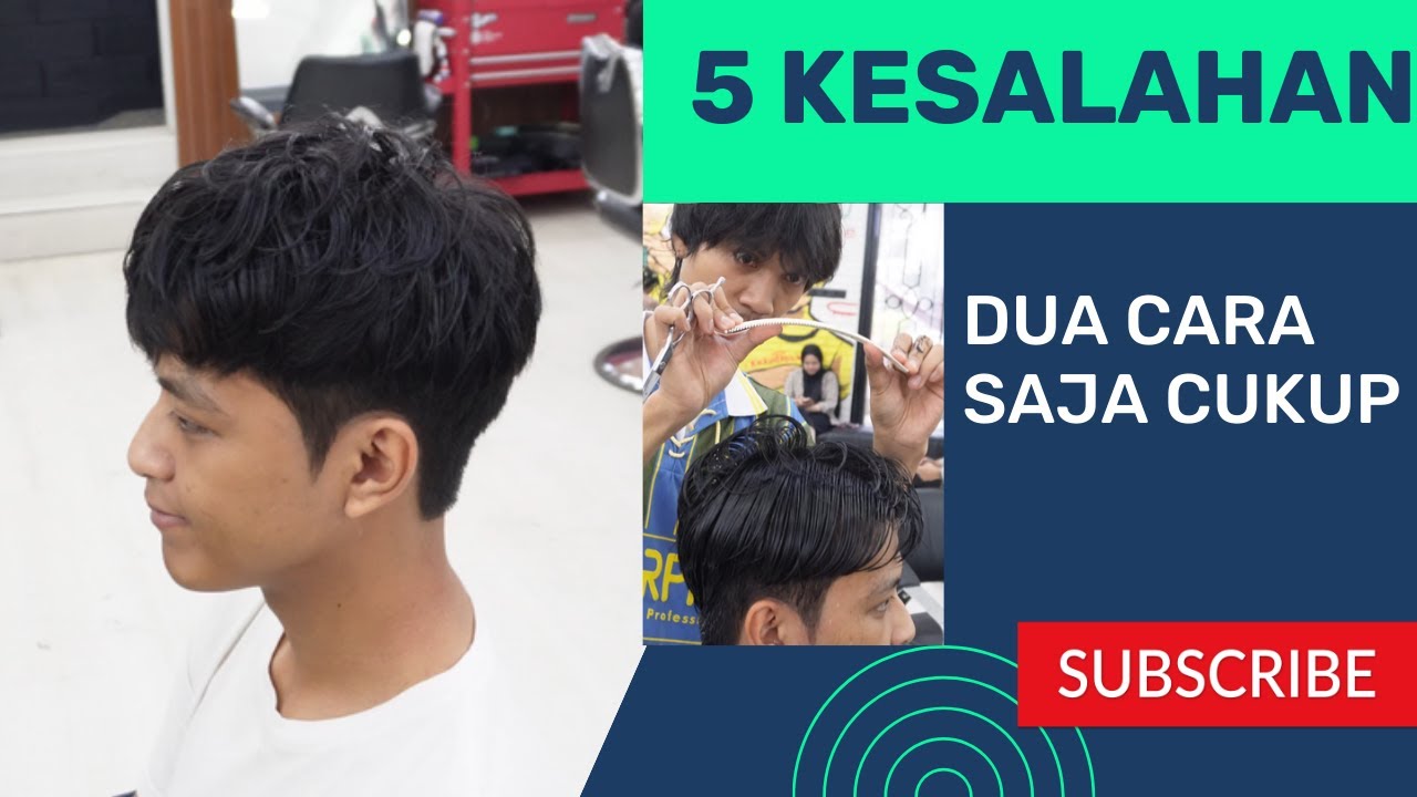 TUTORIAL TWO BLOCK HAIR STYLE