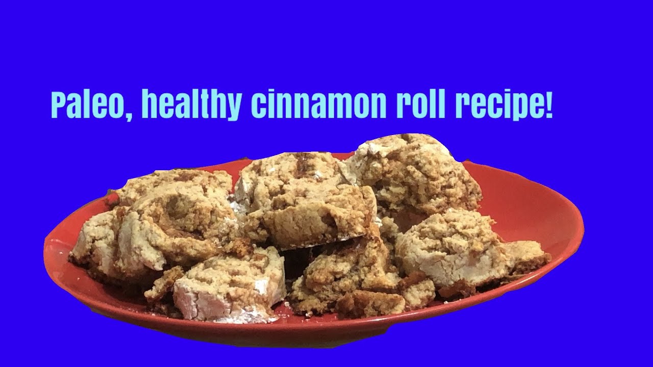 Paleo, healthy cinnamon roll recipe!