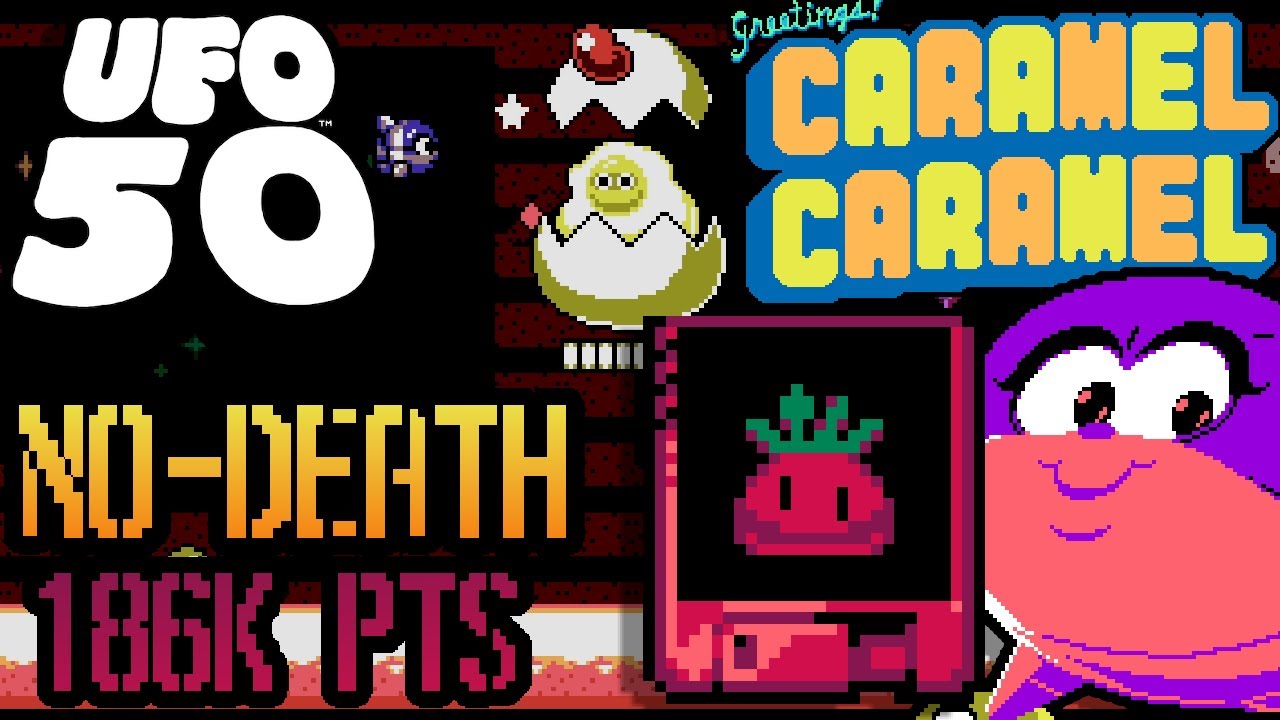 UFO 50 - Caramel Caramel - True End No-Death Clear - 186,715 Pts