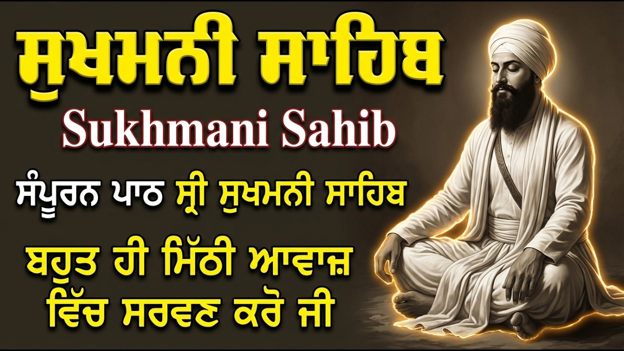 Full Sukhmani Sahib | Complete Path | Peaceful Nitnem Bani | Mind Relaxing Gurbani 2026