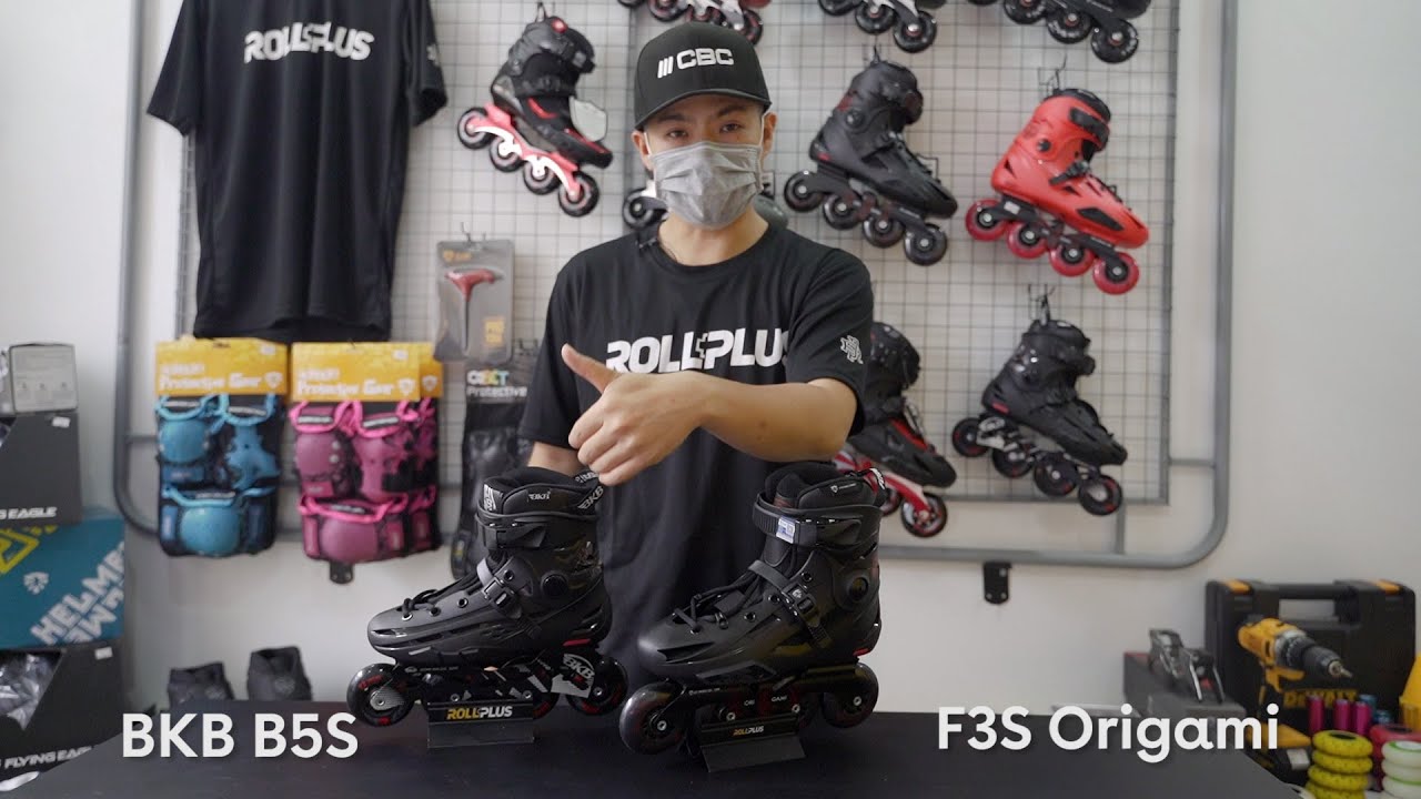 2 mẫu giày trượt phù hợp với người mới - BKB B5s  vs Flying Eagle F3S Origami