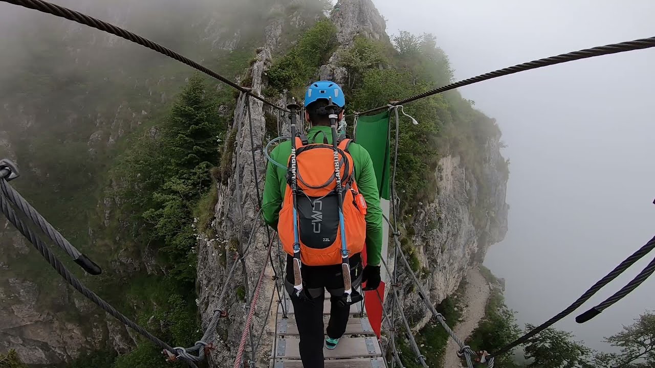 Ferrata Sass Brusai (Monte Grappa, North Italy)