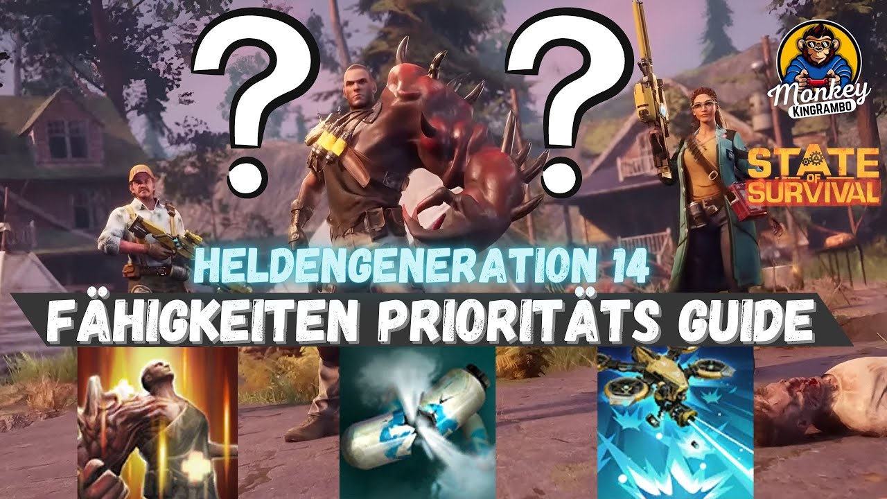STATE OF SURVIVAL:Maximiere Heldenpotential: Priorit&auml;ts-Guide der F&auml;higkeiten der Limitless Helden 2