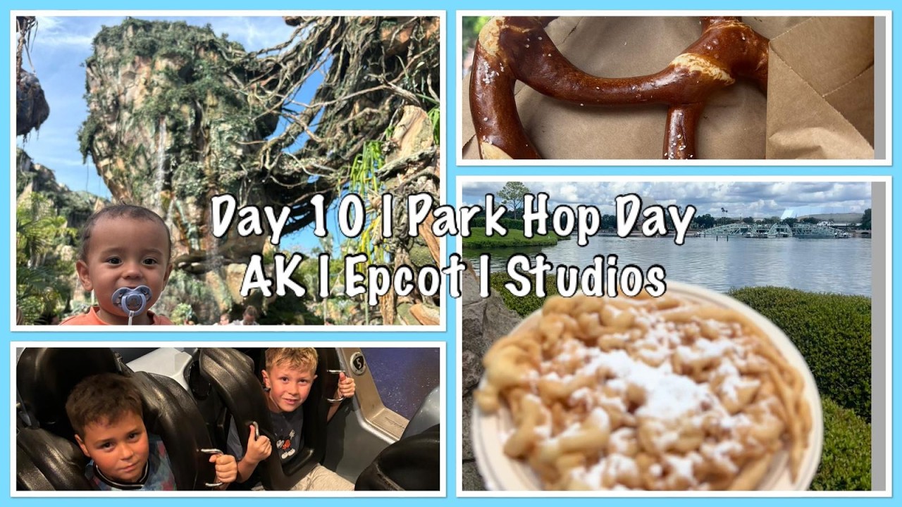 ORLANDO DAY 10 | PARK HOP DAY | AK | EPCOT | STUDIOS | ICON PARK | WILD WINGS