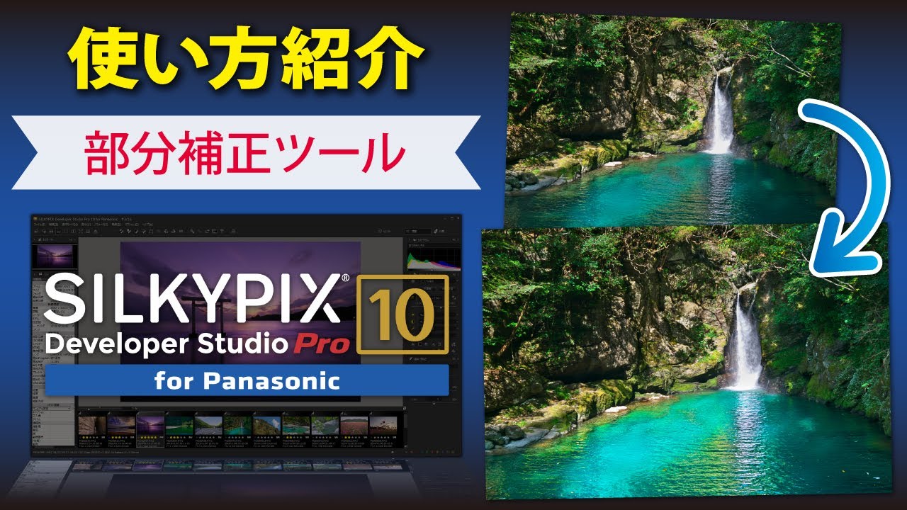 【部分補正ツール】SILKYPIX Developer Studio Pro10 for Panasonic