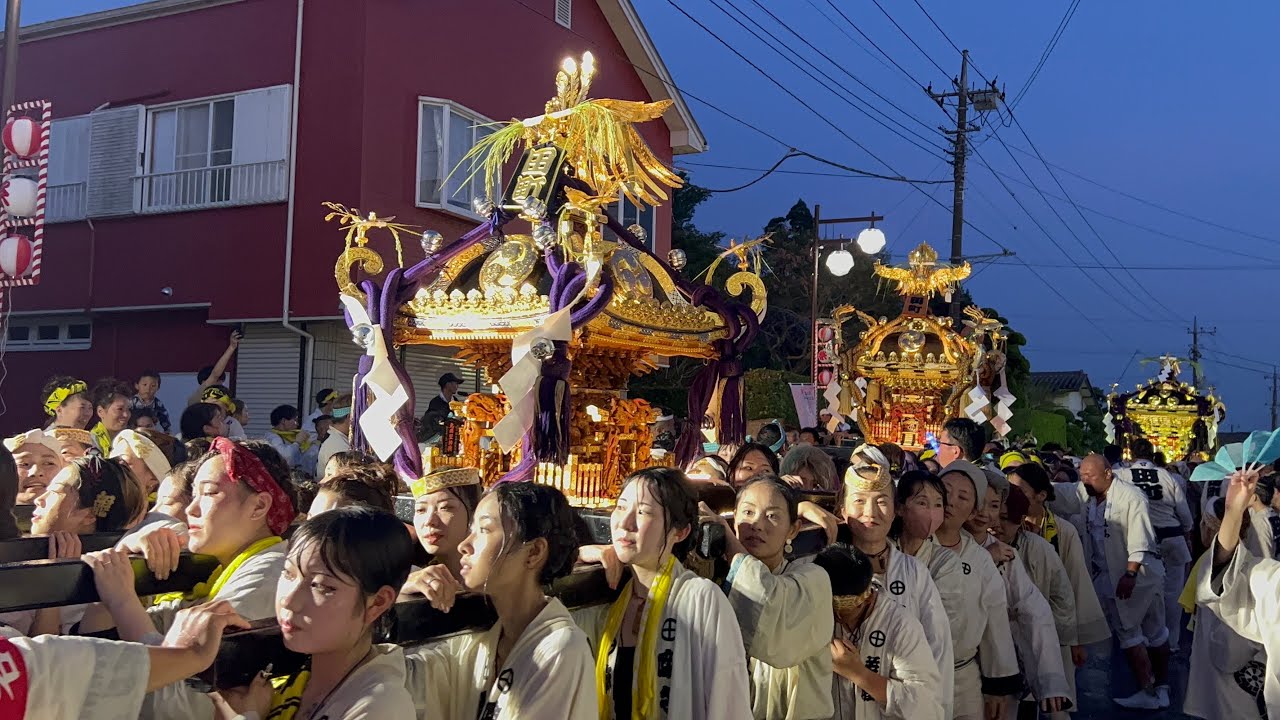 令和五年　八重垣神社祇園祭　年番町田町区　神社神輿還御