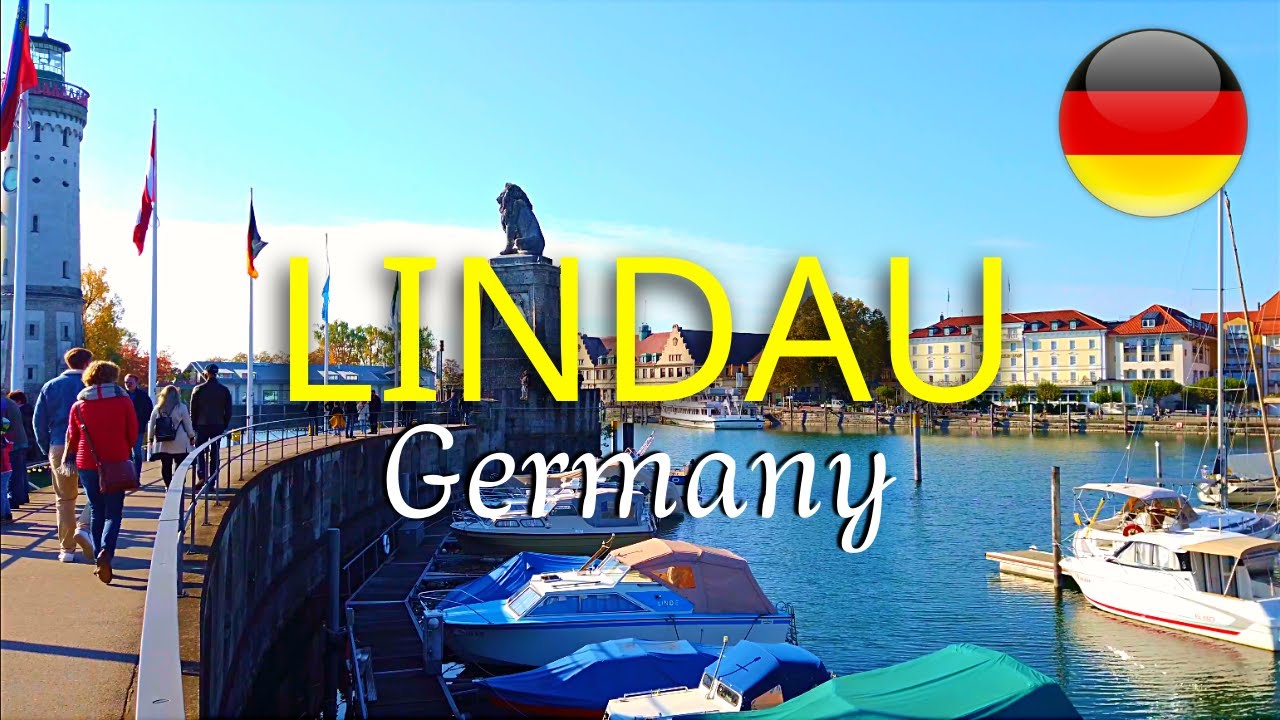 Walking in LINDAU / Germany 🇩🇪 2022 - 4K 60fps (UHD)