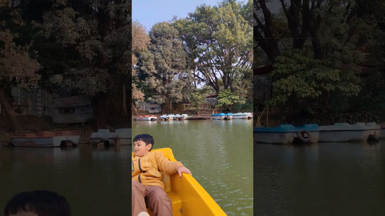 enjoying boating🚣|tafreeh garden|