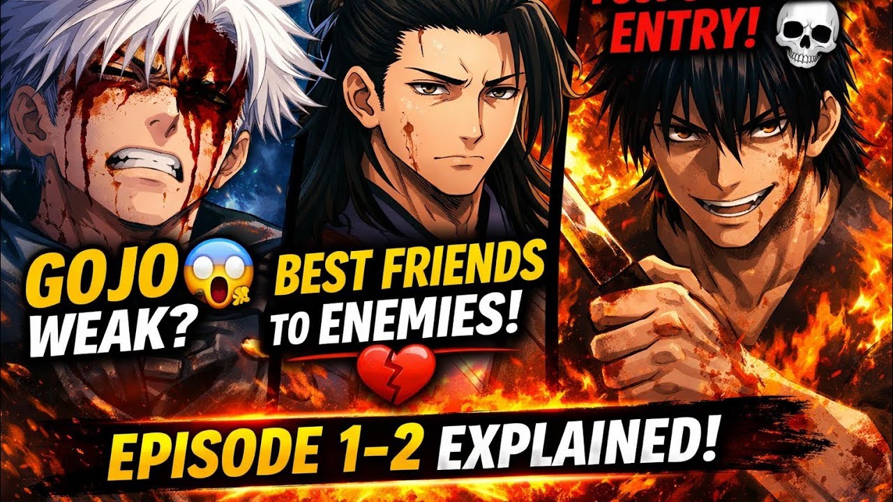 Jujutsu Kaisen Season 3 Ki Asli Shuruaat Yahin Se Hui 🔥 Ep 1–2 Explained  #jujutsukaisen 