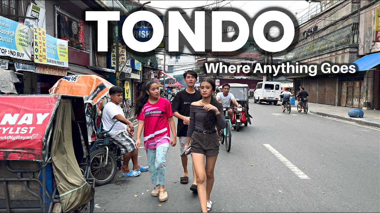 Anything Can Happen in Tondo Manila Philippines [4K HDR]