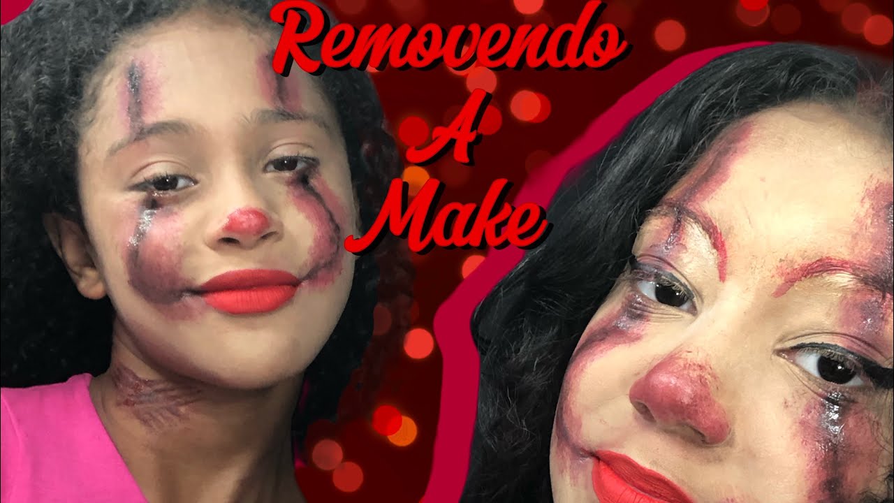 Removendo a make do Pennywise♥️￼￼