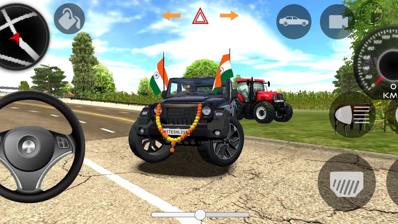 Modified Mahindra Thar Games: Indian Green Thar (Gadi Wala Games) Car Game Android Game - #2026