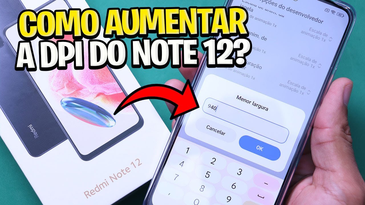 COMO AUMENTAR A DPI DO REDMI NOTE 12