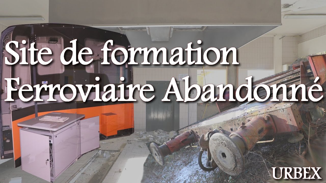 Simulateurs de Trains abandonnés dans un centre de Formation !! (Urbex)
