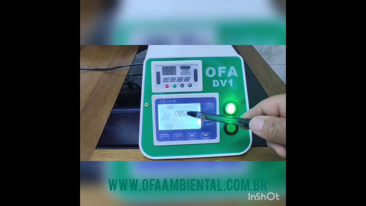 Programação do controlador de envasamento por volume - OFA AMBIENTAL