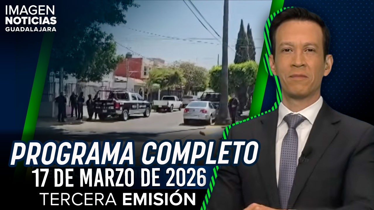 Imagen Noticias GDL con Ricardo Camarena | Programa completo 17 de marzo 2026