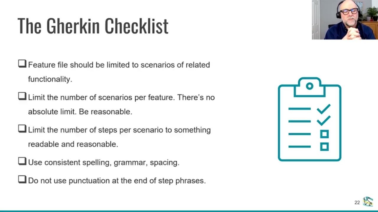 Gherkin Checklist