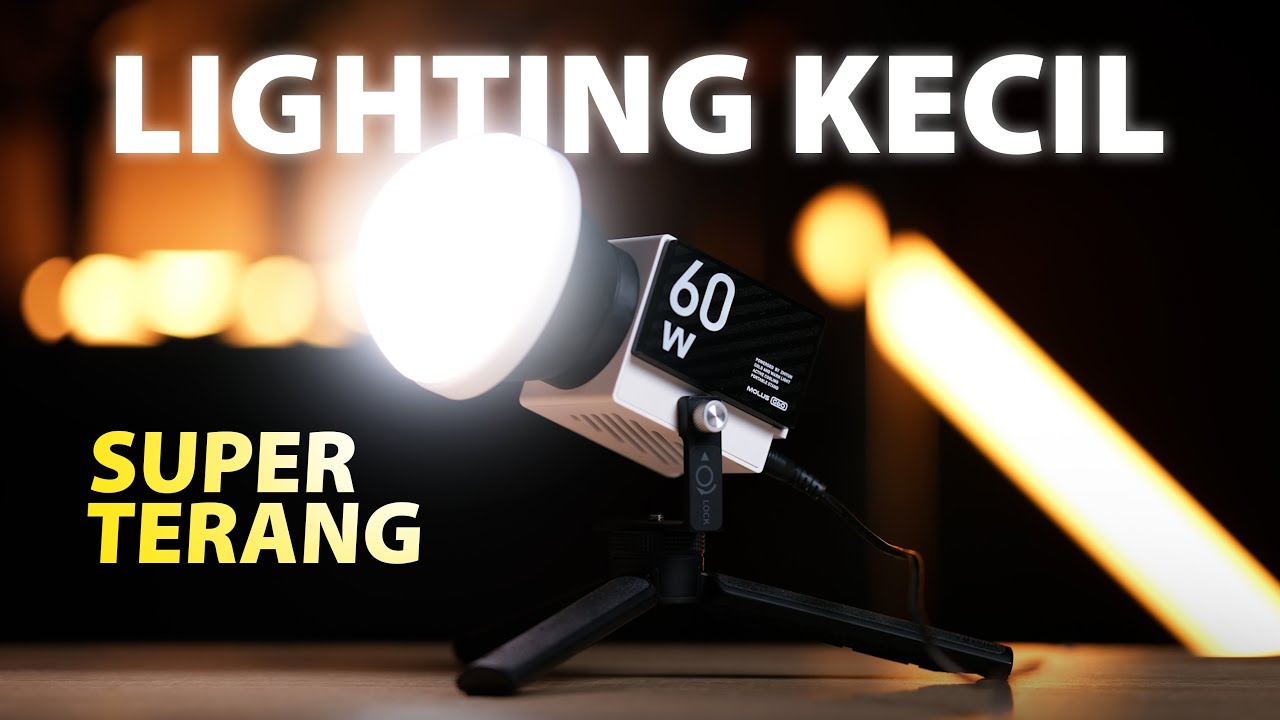 Lighting Ukuran Kecil Tapi Kemampuan Kelas Studio | Zhiyun Molus G60 dan X100