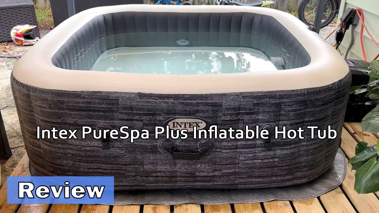Обзор надувной гидромассажной ванны Intex PureSpa Plus — спустя 1 год!