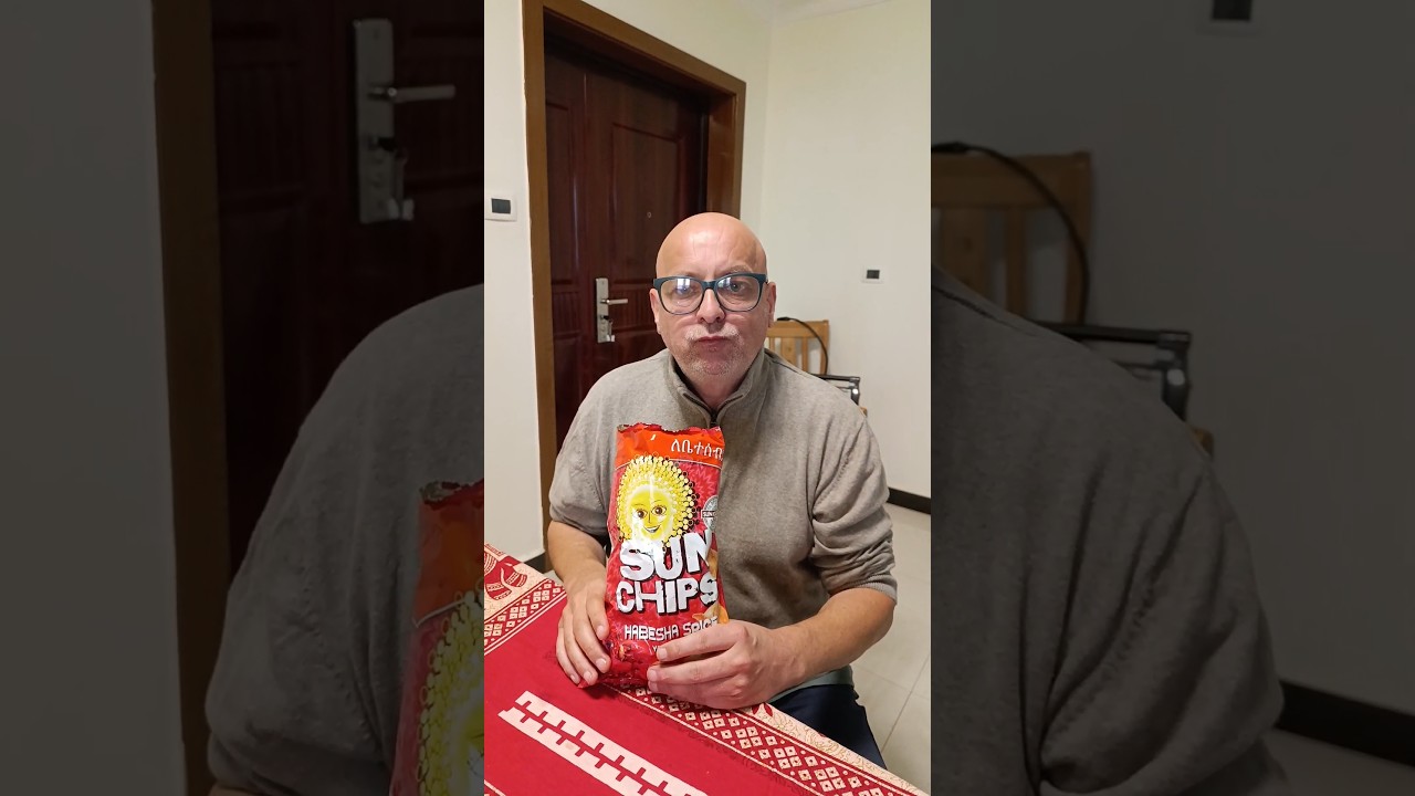 I Tried Habesha chips Ethiopia #food #habesha #ethiopia #chips #crisps #addisababa #shorts #snacks