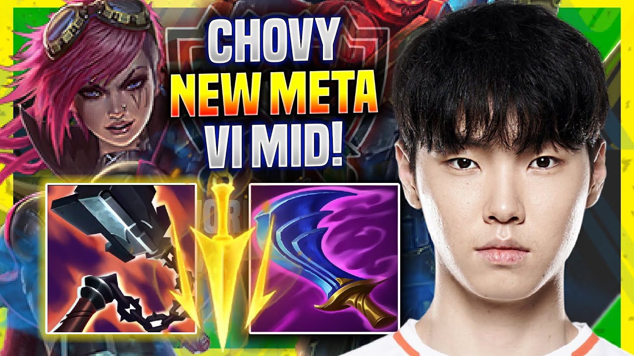 CHOVY TESTING NEW META VI MID IN EUW SOLOQ! *WORLDS BOOTCAMP* - HLE Chovy Plays Vi MID vs Diana!