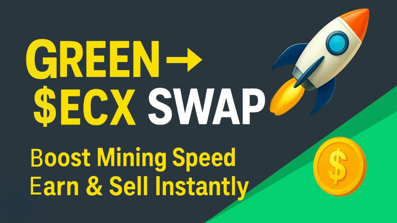 Fresh Money! ECOX Network Opens GREEN &rarr; $ECX Swap | Earn & Sell Instantly