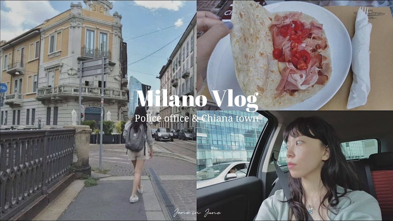 Milano Vlog 2021(ENG cc)| Realistic day of Italian med student| Visiting police office& china town⭐