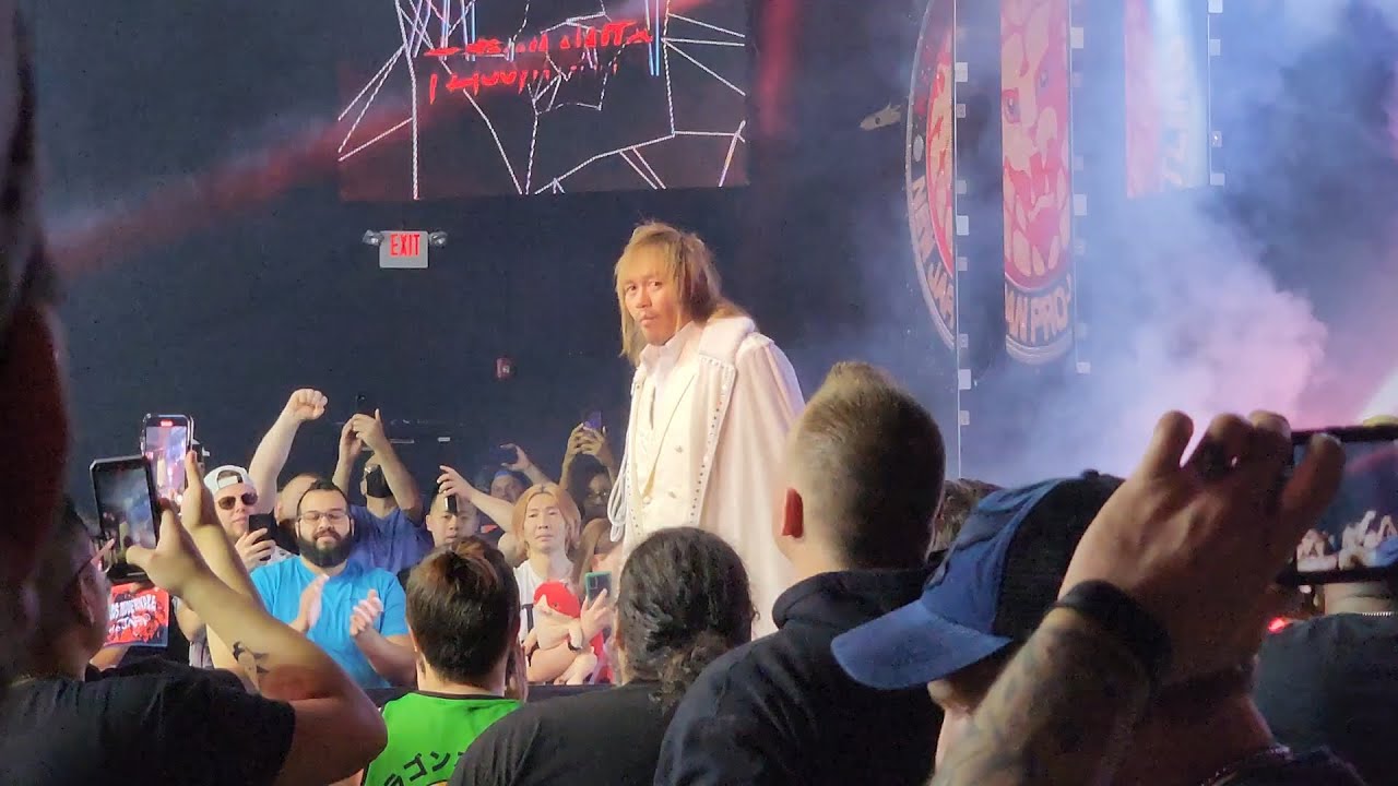 NJPW Tetsuya Naito & Hiromu Takahashi Entrance Philadelphia 2023. #newjapan #aew #njpw