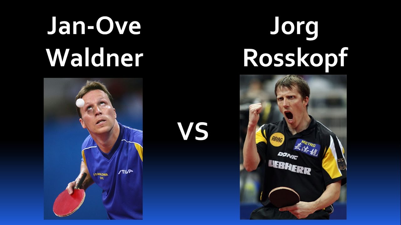 JAN-OVE WALDNER vs JORG ROSSKOPF (European table tennis championship 2000, team final)