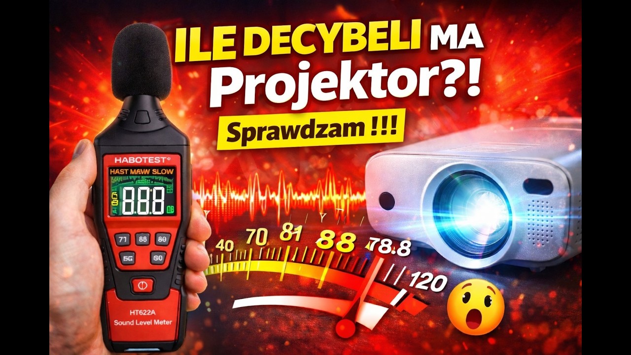 Realny test hałasu projektora &ndash; miernik nie kłamie!