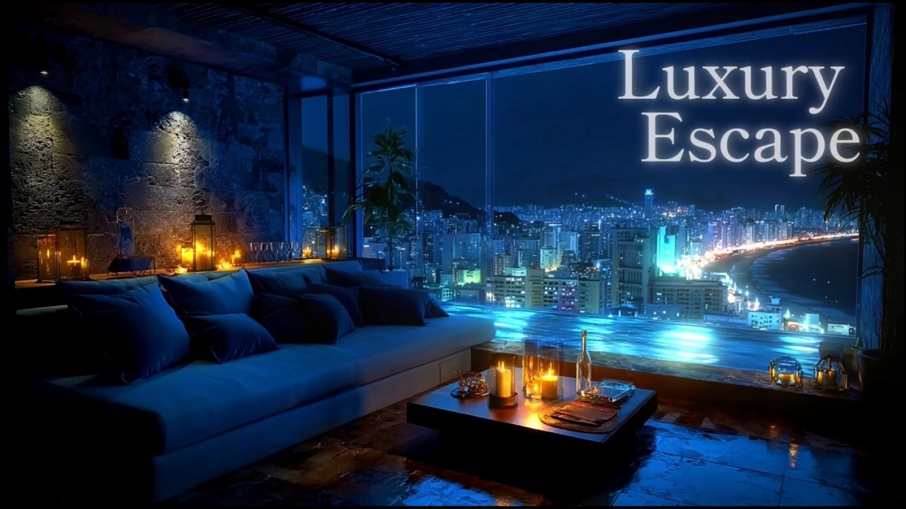 【Chill Music House】Relaxed Focus After Hours ✨City Lights Deep Lounge Ambience & Nighttime Calm