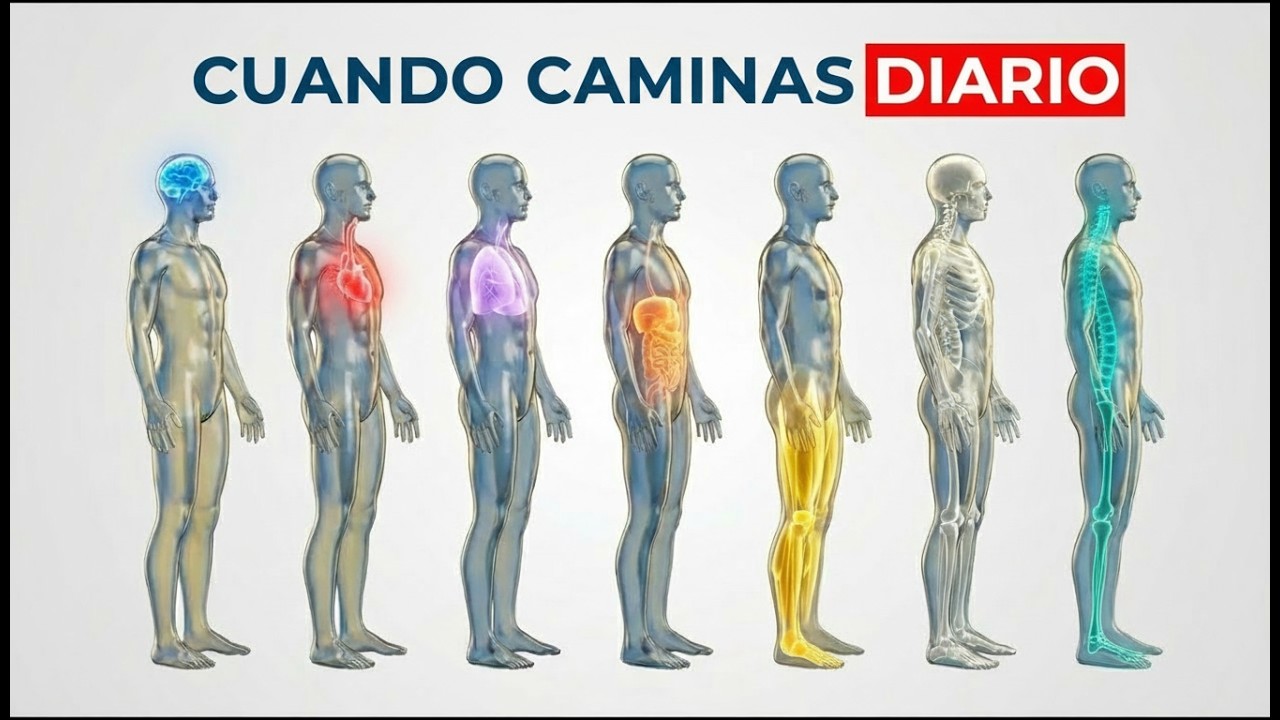 “Caminar Todos los Días Transformación Cerebral, Salud Cardiaca y Vida Más Larga”