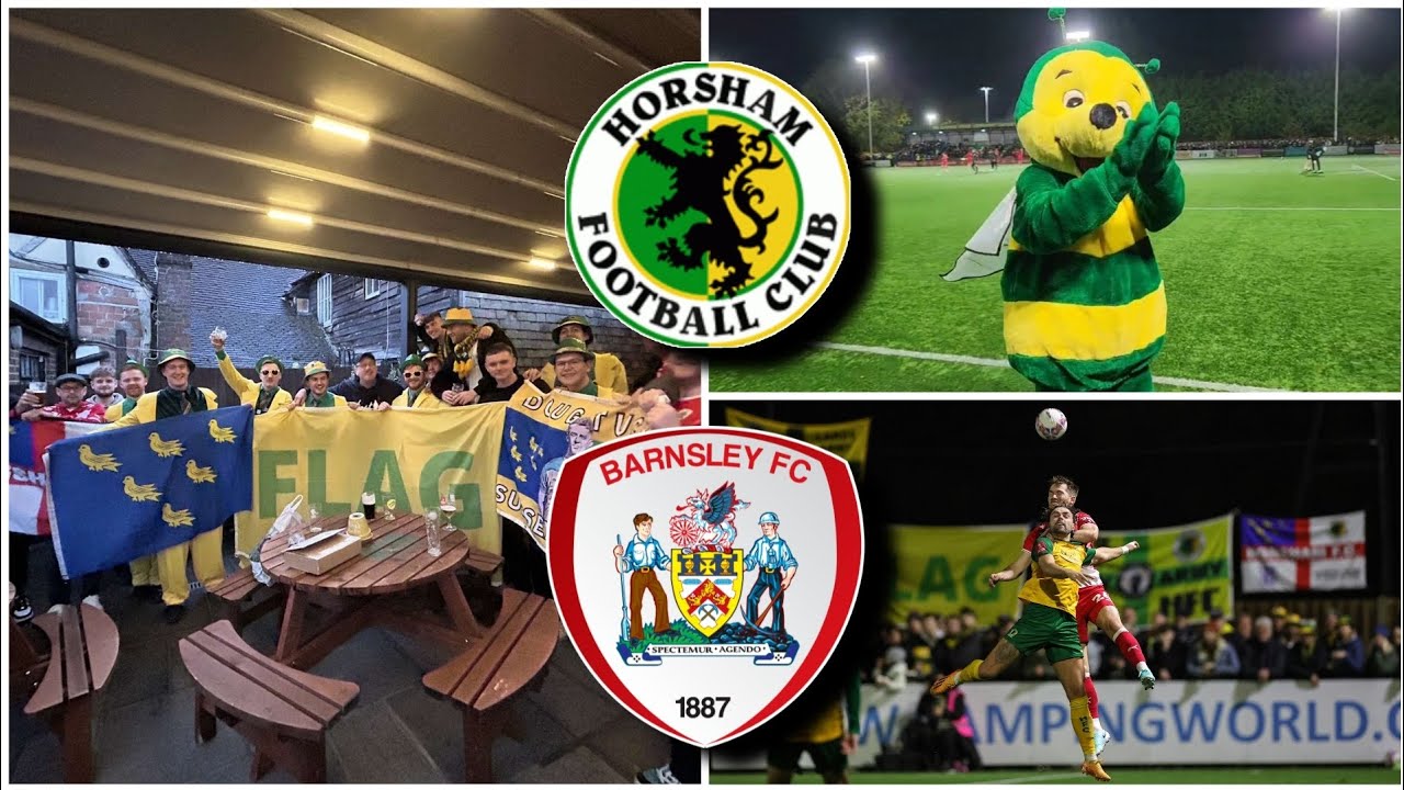 7TH TIER HORSHAM BOW OUT, MAGIC OF THE FA CUP!/ Horsham Vs Barnsley Vlog!