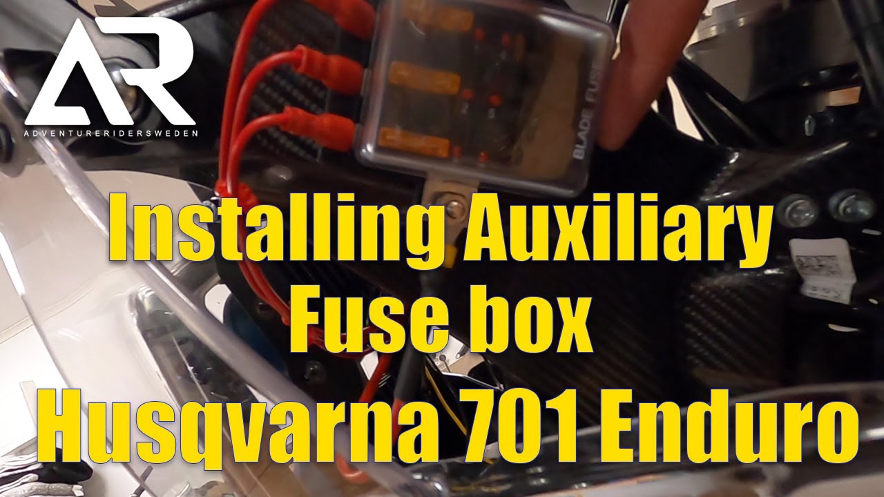 Adventure Rider Sweden S1E11 How to install auxiliary Fuse box
