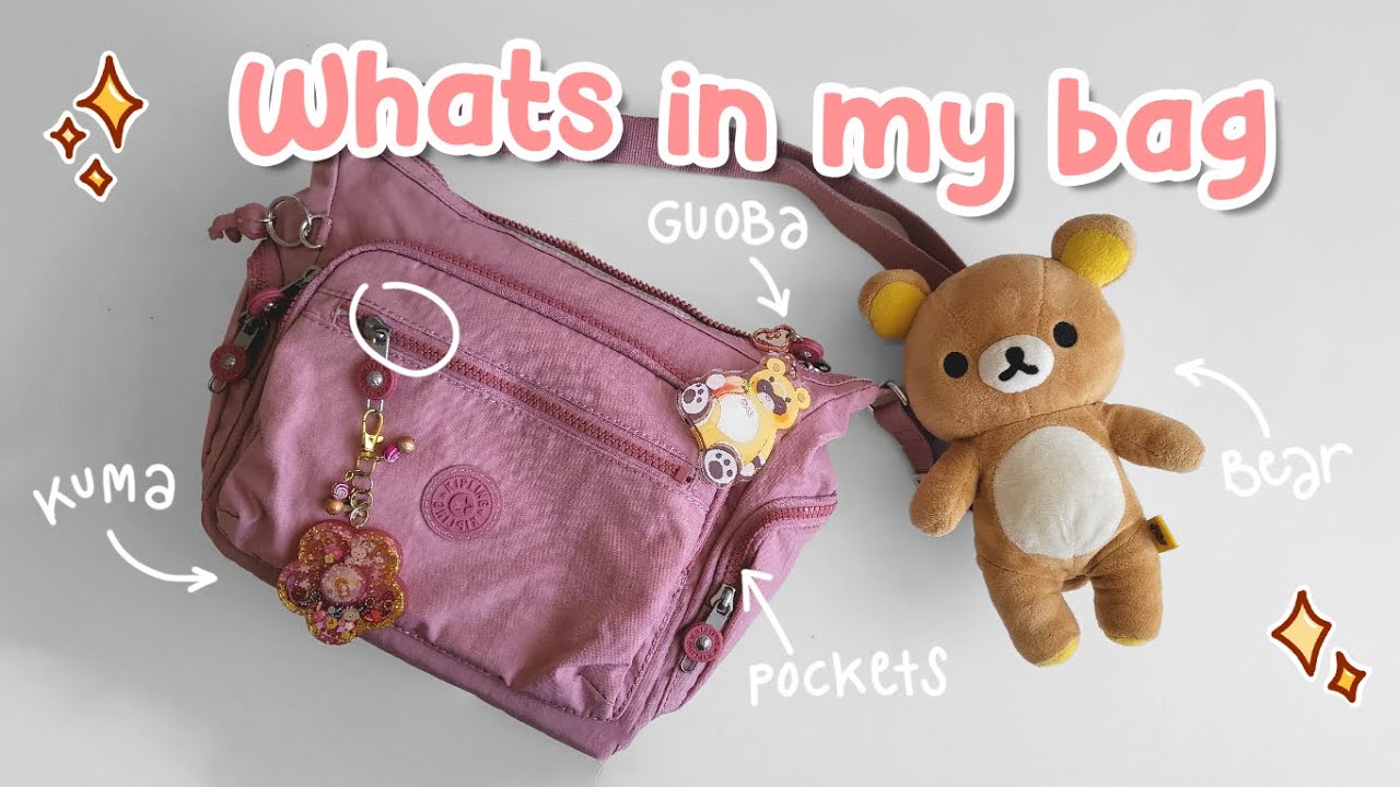 What's In My Bag 🌸 Kipling Gabbie S unboxing & review🎀