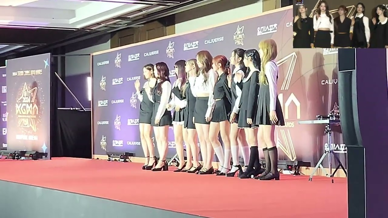 241117 KGMA NiziU 니쥬 Red Carpet 레드카펫 Fancam 직캠