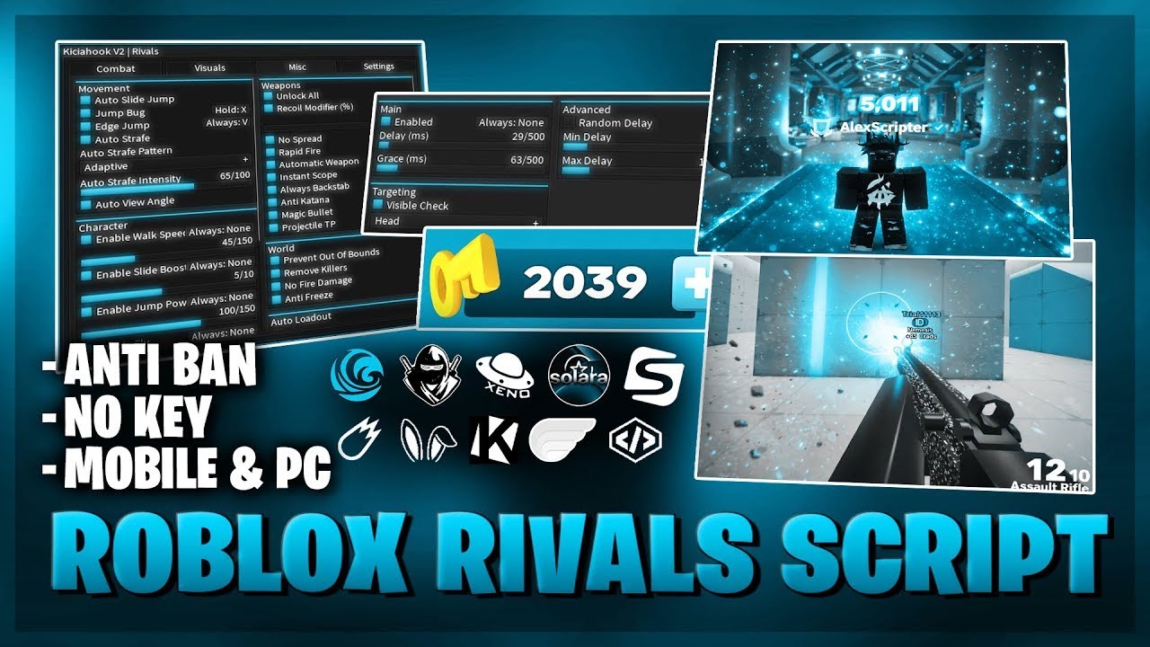 [ BEST] Rivals Script &ndash; NO KEY | AIMBOT | SILENT AIM | TRIGGERBOT | UNLOCK ALL | ANTI-BAN