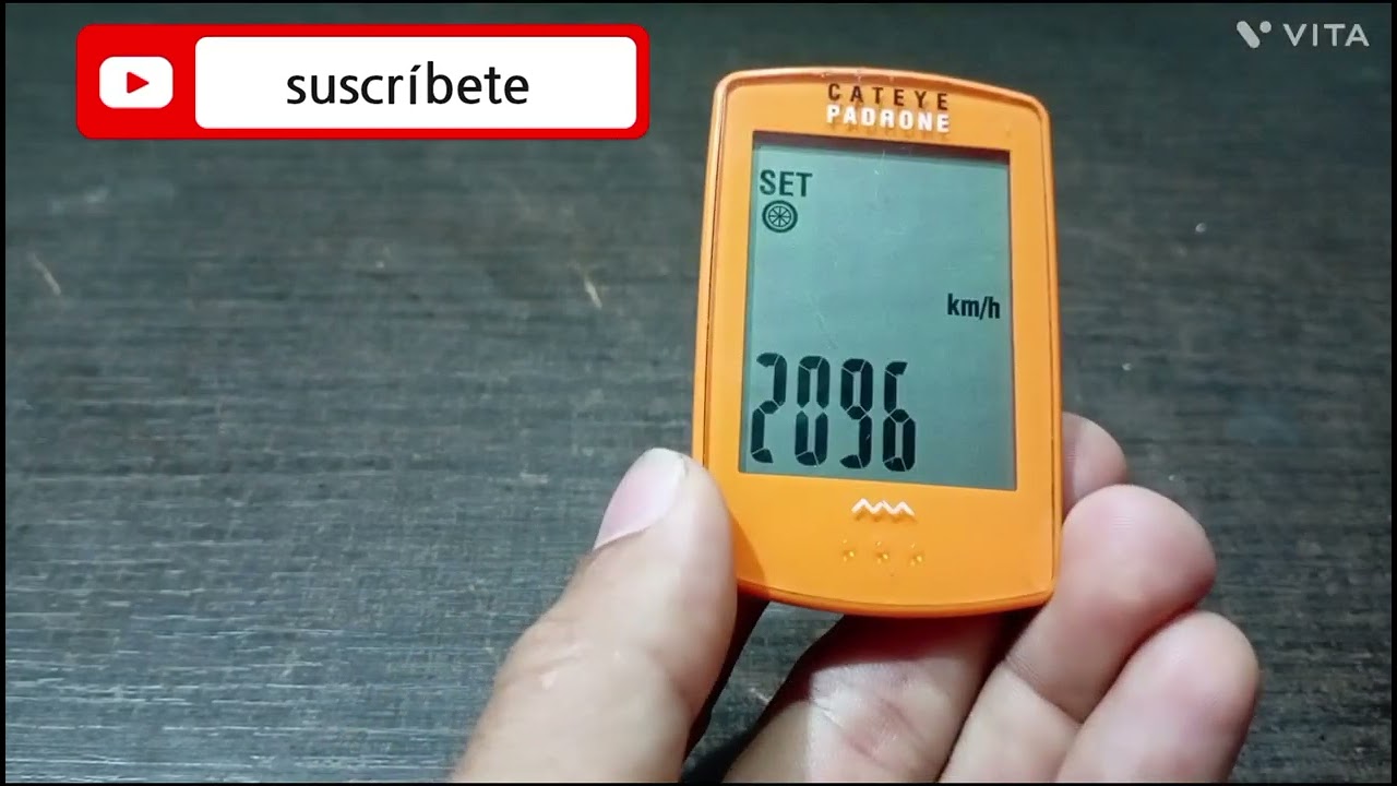cómo configurar velocímetro CATEYE PADRONE