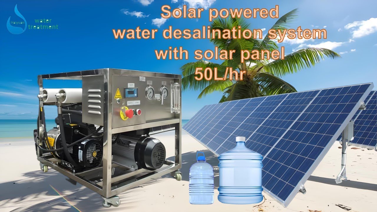 Solar watermaker solar panel powered water maker desalination off grid uv water purification system