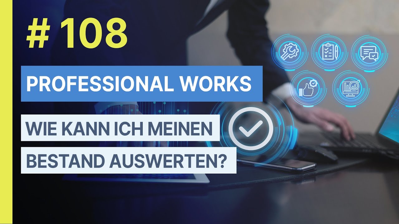 #108  Wie kann ich mit Professional works meinen Bestand auswerten?