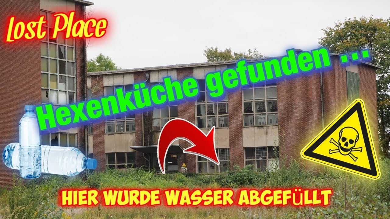 Wir haben eine Hexenküche gefunden, so  wurde Mineralwasser abgefüllt. - Lost Places | Mützes Welten
