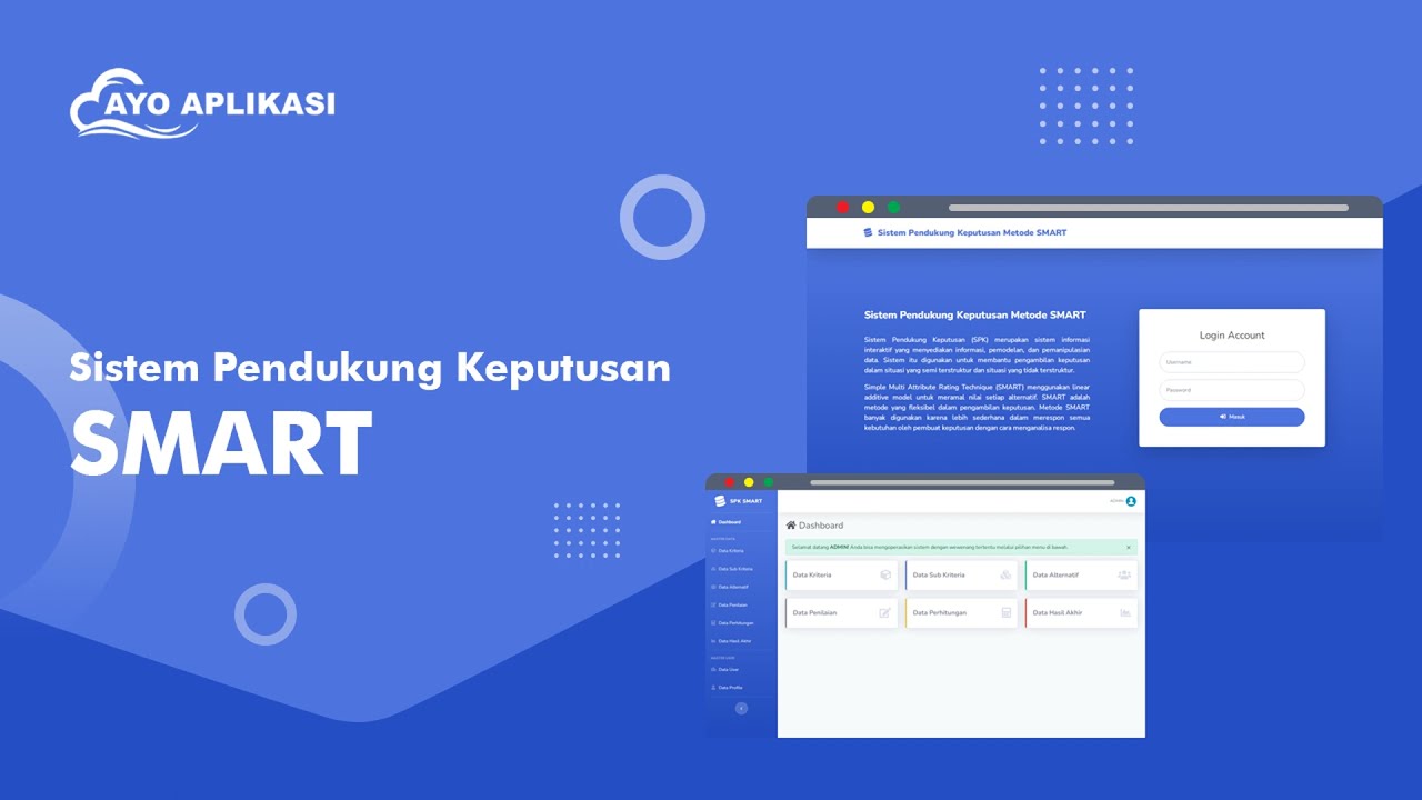 Source Code Aplikasi Sistem Pendukung Keputusan (SPK) Metode SMART