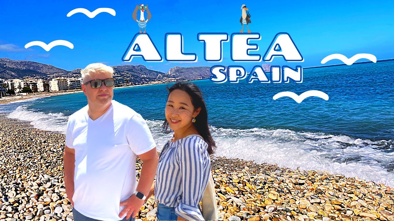 Altea Spain - A STUNNING Beach City - Altea Beach Walk 4K