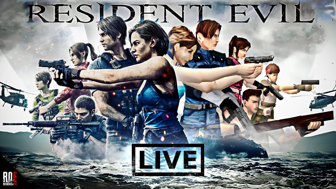 RESIDENT EVIL: DEATH ISLAND Review Discussion & OG TRILOGY MARATHON w/ Charlie Kraslavsky 🔴LIVE