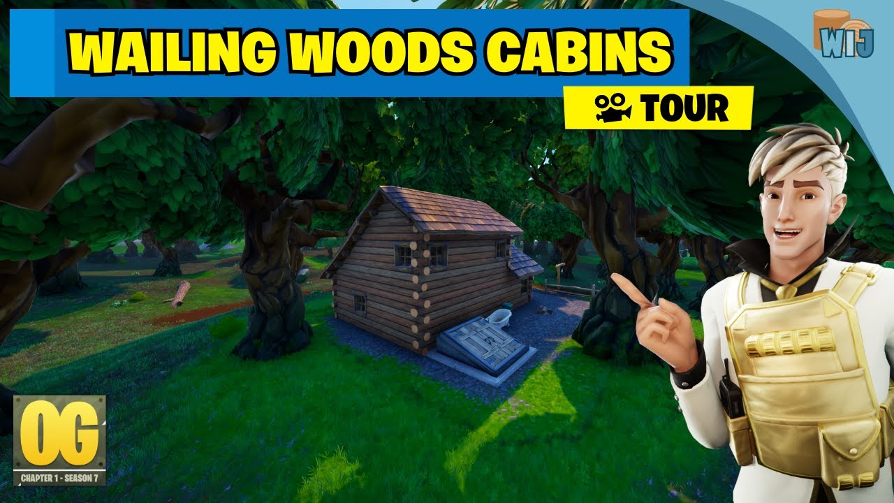 Wailing Wood's Cabins Tour | Fortnite OG CH1 S7