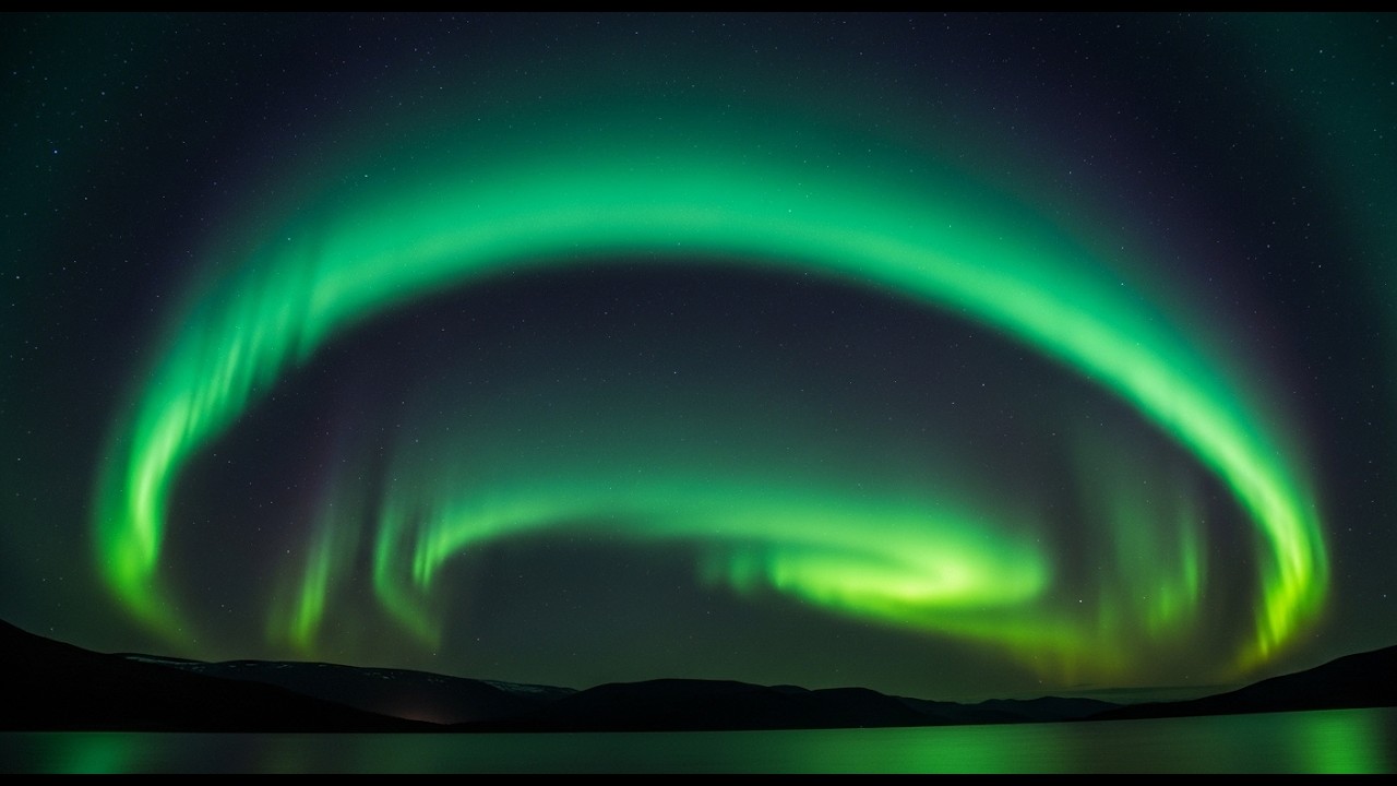 Aurora Borealis Night Sleep Music | Deep Relaxation Sounds for Insomnia and Anxiety Relief