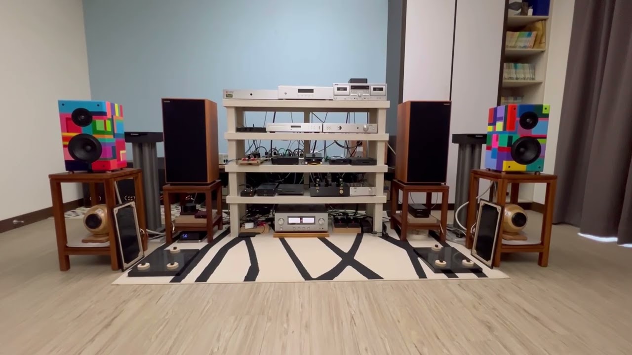 幾何彩繪喇叭 Morel MDT 29 / NE180W / 自製二階分音 / Luxman L-505Z