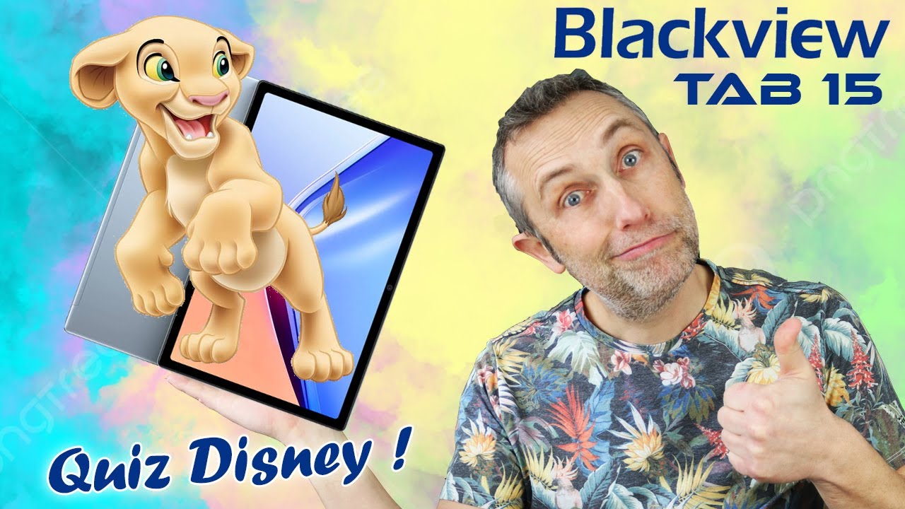 QUIZ en IMAGES : les HÉROS DISNEY avec la TABLETTE TAB 15 de BLACKVIEW ! Mamounette est trop forte !