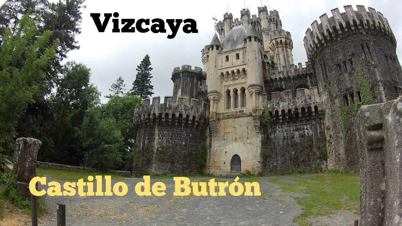 [4k] Vizcaya Spain:  Castillo de Brutón (Gatika)